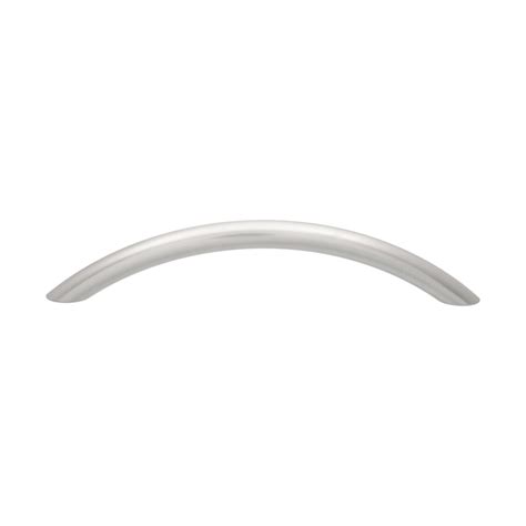 Browse cupboard handles at more handles for price match promise from the uk's best handle cupboard handles are some of the small details that add the most important finishing touches to. Prestige 128mm Brushed Nickel Bow Handle | Bunnings Warehouse