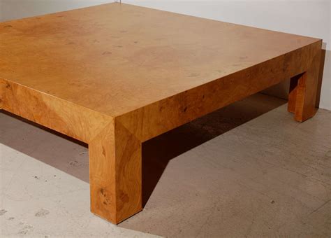 The kate coffee table will be the talk o Large Olive Burl Coffee Table By Milo Baughman for ...