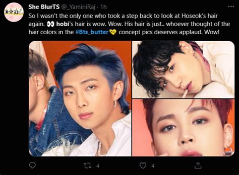 ⁣아미가 관리하는 계정⠀ 지원해 주셔서 감사합니다. BTS asks for 'permission to dance' in new Butter concept pictures; Jimin, J-Hope's new hair ...