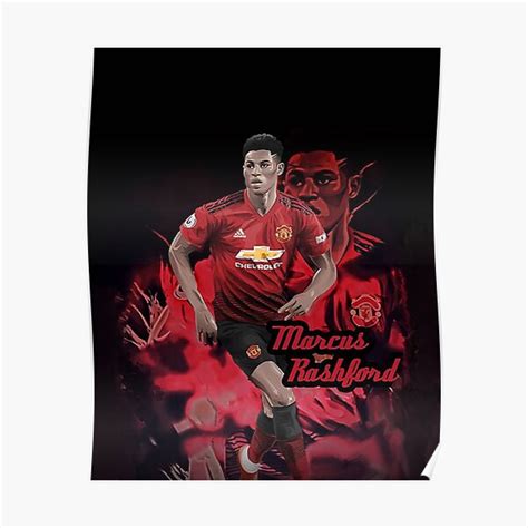 Amazon com marcus rashford poster marcus rashford print manchester united poster football. Marcus Rashford Posters | Redbubble