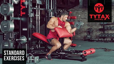 Tytax® best home gym machines created and improved for more than 20 years. TYTAX® T1-X | Seated One Arm Dumbbell Preacher Curl - YouTube