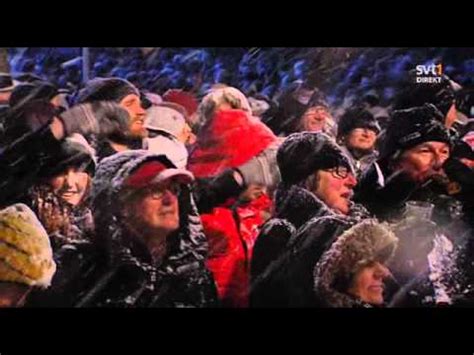 The title means say it again. Sarah Dawn Finer & Tommy Körberg - Happy New Year @ Tolvslaget på Skansen 2010/2011 - YouTube