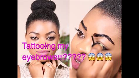 Great selection of korean cosmetics at best price. Tattooing my eyebrows?????? Trying out the Etude House- Tint my brows! - YouTube