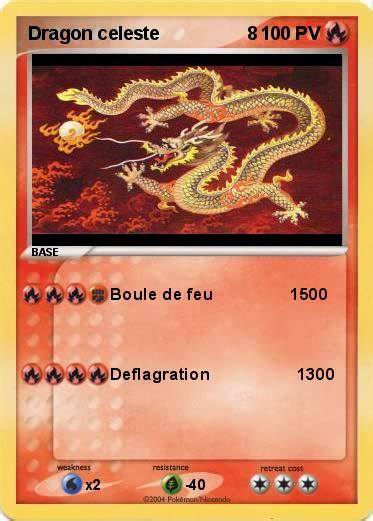 This largely ousts fighting and dark types from the 1500 cp meta. Pokémon Dragon celeste 8 8 - Boule de feu 1500 - Ma carte ...