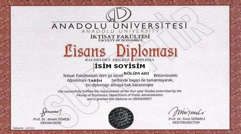 Ben yabancı uyrukluyum daha doğrusu alman vatandaşıyım. Anadolu Üniversitesi Diploma Ve İU Auzef Diploma