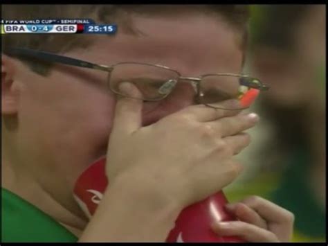 Bernard and dante in for neymar and thiago silva. Kid crying Brazil vs Germany 1-7 ( cuz brazil got ...