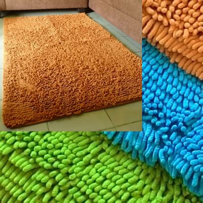 Rosanna microfiber merah karpet cendol  150x200 cm  rp 475.000: Rumah Idaman: Harga Karpet Bulu Cendol