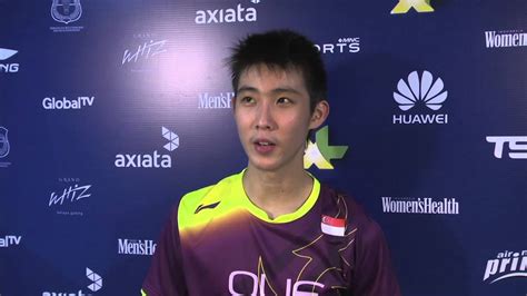 Loh kean yew, singapore's badminton prodigy. 031214 AXIATA CUP 2014 POST MATCH LOH KEAN YEW - YouTube