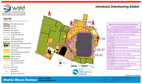 Koleksi peta orienteering di indonesia. Peta Orienteering Indonesia