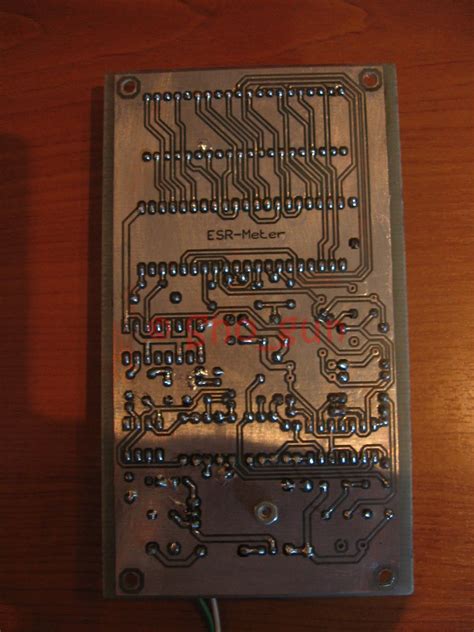 The set of pins with continuity use them and for the ones without continuity just cut them off with. DIY and Enjoy: DIY ESR meter