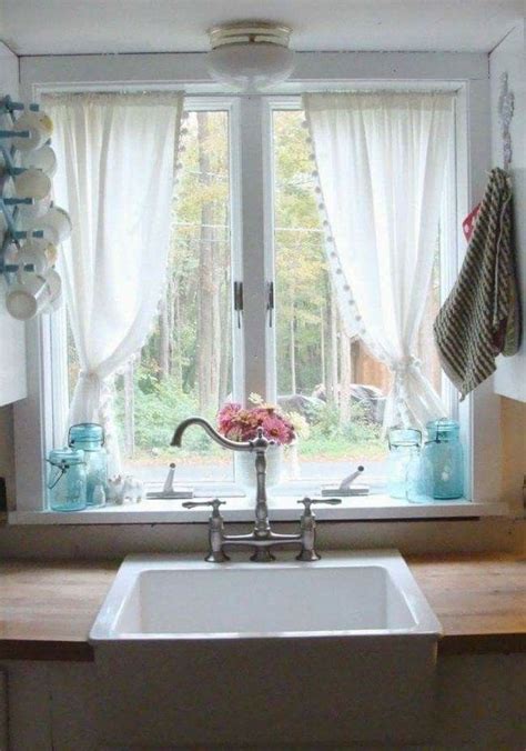 Kitchen window classic striped curtains. Pin by Imstgo on Kitchen & Dinning | Kitchen window ...