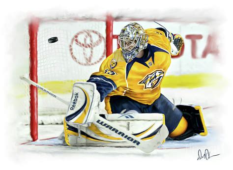 Pronunciation bookmark add to roster. Pekka Rinne II Digital Art by Don Olea