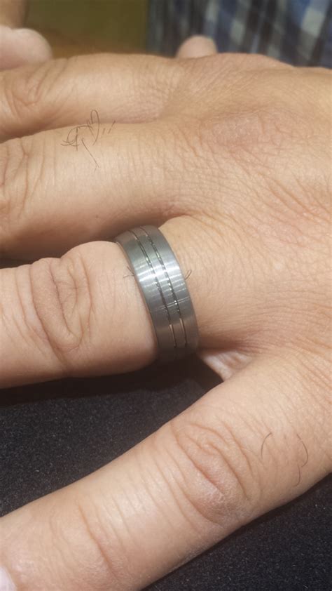 Do you want an indestructible ring? Titanium or Tungsten vs. Gold or Platinum Wedding Bands ...