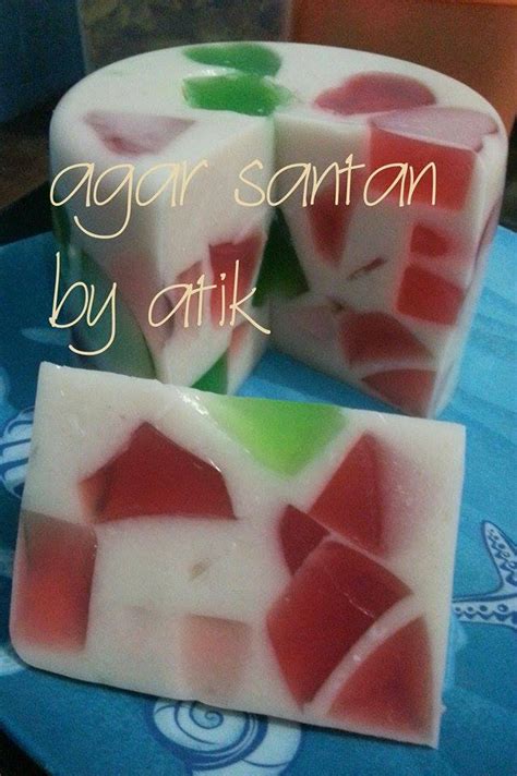 Delicious brown sugar jelly recipe. Agar santan by Atik Surtiah