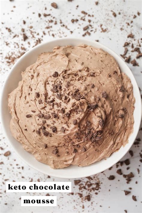 It's an easy sugar free dessert that's ready in a snap, but it looks and tastes elegant enough to serve your 60 ml (32 g) powdered erythritol, divided. Keto Chocolate Mousse - Easy Healthy Recipes