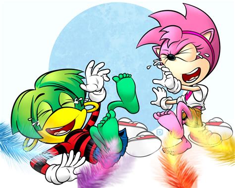 See more ideas about amy rose, sonic and amy, sonic art. Amy and Tekno tickled by Nigel Dobbyn by SorcererLance ...