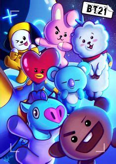 Check out this fantastic collection of bt21 desktop wallpapers, with 23 bt21 desktop background images for your desktop, phone or tablet. BT21 + 2 SPEEDPAINTS by Riukkii | Bts chibi, Bts drawings, Chibi