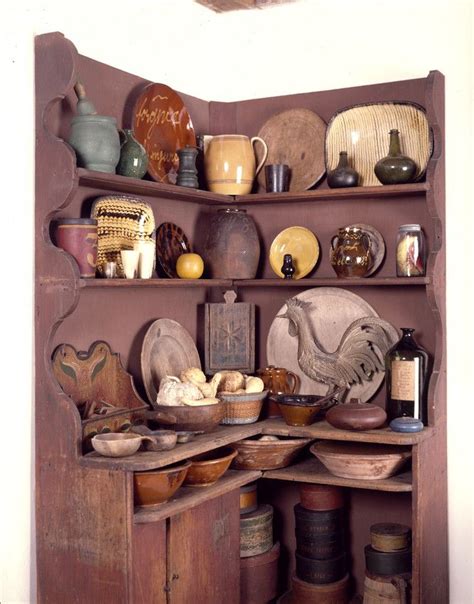 This primitive corner cabinet has been in my family for generations and is over 100 years old! 99 best Colonial and Primitive Corner Cupboards/Cabinets ...