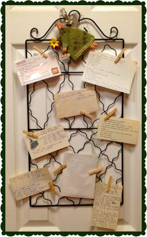 The chef's have come a long way, and they are actually looking. Recipe Display Rack (Old family recipes, too!) | Recipe ...