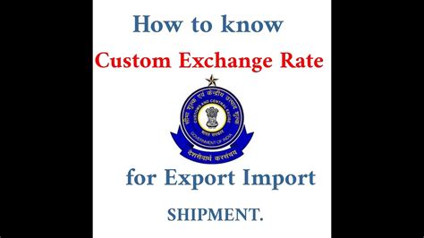 The exchange rate for the malaysian ringgit was last updated on april 29, 2021 from the international monetary fund. How to know Custom Exchange rate for EXPORT import ...