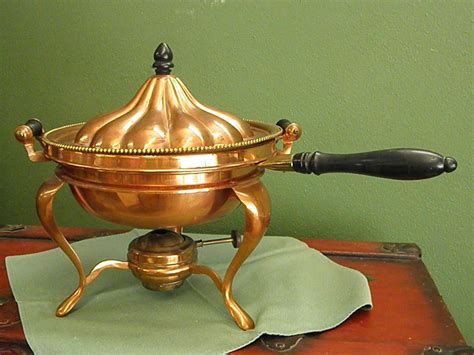 Maybe you would like to learn more about one of these? Gorgeous Antique Sternau & Co. Copper Chafing Dish with ...