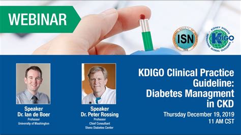 Improving global outcomes (kdigo) ckd work group. KDIGO Diabetes Management in CKD Guideline Webinar - YouTube