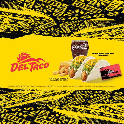 Check spelling or type a new query. Del Taco: Win a $500 Del Taco Gift Card!