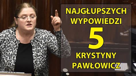 Zawsze aktualne wiadomości z kraju i ze świata. 5 najgłupszych wypowiedzi Krystyny Pawłowicz. - YouTube