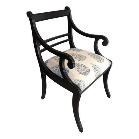 Κλισμός), an elegant greek chair with curved legs. Klismos Chair in John Robshaw Fabric | Chair, Furniture ...