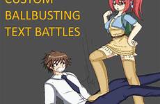 ballbusting text battles custom itch io games embed report