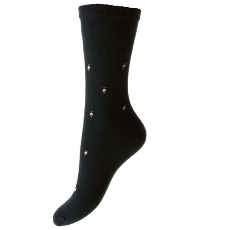 We found so many that were fun, fashionable and downright humorous! Black Floral Pattern Softop Women's Socks from Ties Planet UK