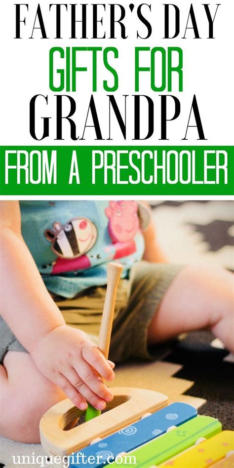 Finding the perfect gifts for grandma and grandpa can be challenging. Father's Day Gifts for Grandpa From A Preschooler - Unique ...