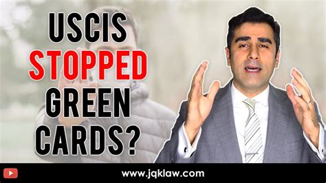 We don't do that for you. Has USCIS Stopped Approving Green Cards? - YouTube