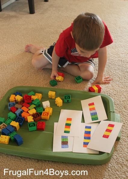 Easy preschool math activities to teach your child. Two Preschool Math Activities with Duplo Legos