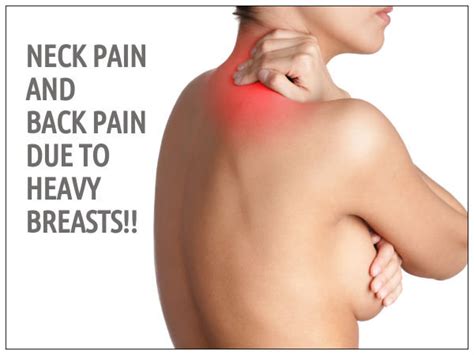 However, if you're at all concerned, you should save yourself some worry and make an appointment. Do Heavy Breasts Cause Back Pain? - Boldsky.com