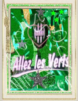 En 1976, quelques semaines avant la finale perdue à glasgow par le club de st etienne, la chanson allez les verts voit le jour. ALLEZ LES VERTS DE ASSE