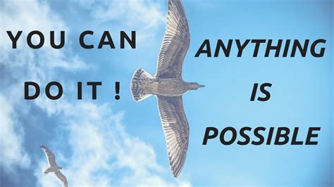 Anything is possible has a fun and enthusiastic atmosphere to balance out the timely paperwork and other small objectives. YOU CAN DO IT!!! ANYTHING IS POSSIBLE!!! MOTIVATIONAL ...