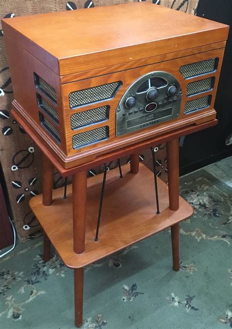 Is known for more many things but his electronics are what are still on the market today. Uhuru Furniture & Collectibles: Crosley Record Player with ...