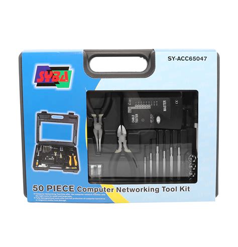 This tool kit is tailored for complete computer and network. 50 Pieces Computer and Networking Tool Kit