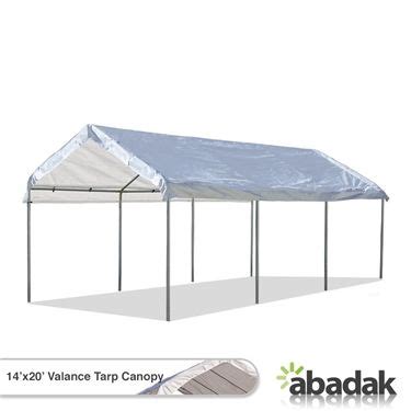 10 best tarp canopy diys of january 2021. The 14' x 20' Canopy With Valance Tarp Top gives all ...