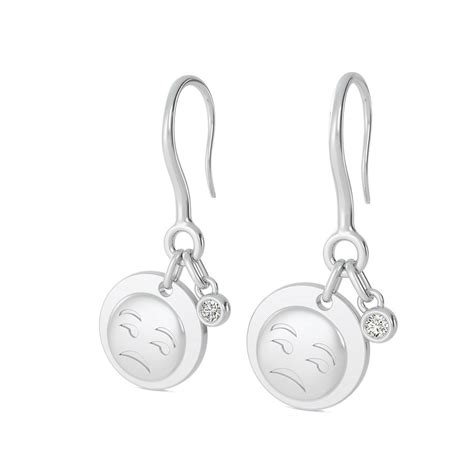 See full skin tone list. Unamused Face Emoji Disc Earrings - Edwin Novel Jewelry Design