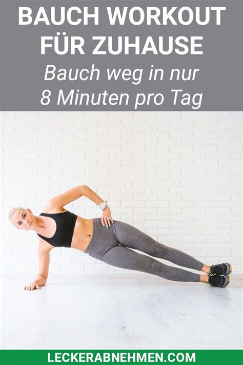 Auch mit dieser sportart kannst du ausreichend kalorien verbrennen, um das abnehmen zu erleichtern. Bauchmuskeltraining für Zuhause - Bauchfett verbrennen mit ...