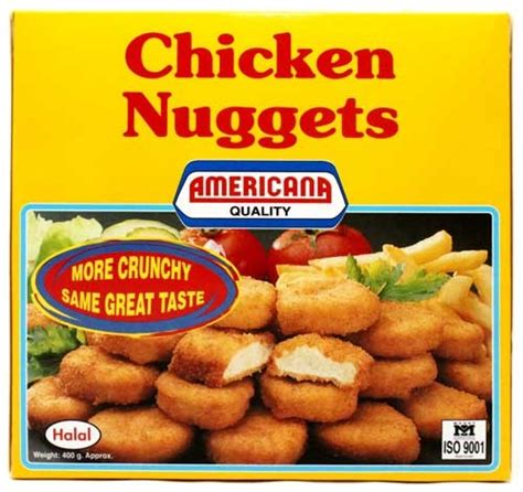 Start your free week today!. Americana Chicken Nuggets