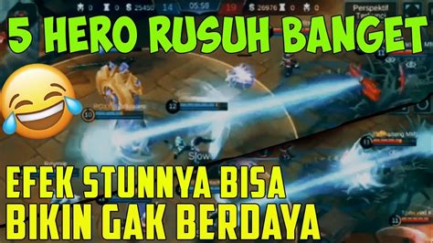 Hero mobile legends terbaik untuk ranked lain yang bisa kamu coba ada x.borg. RUSUH! Ini 5 Hero Mobile Legends dengan Efek Stun yang ...