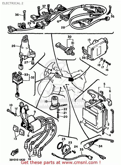Yamaha wiring schematic looking for wiring diagram for 1980 yamaha 850 special motorcycle? Yamaha Fj1100 1985 36z Europe 2536y-300e1 Electrical 2 ...