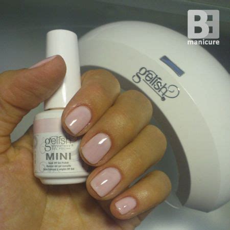 Gel polish with chrome on natural nails. Gelish Pink Smoothie | Pink gel nails, Gelish nail colours ...