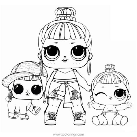 Coloring in calms the brain of little ones who are easily. Lol Dolls And Pets Coloring Pages, The Best Printable Lol ...