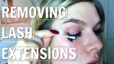 This will ensure that the glue doesn't dry out while you apply your lashes and prevents you from using too much glue. DIY: Lash Extension Review & Removal - YouTube