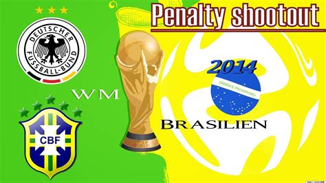 Des penalty, penaltys die penaltys. FIFA 2014 ★ Penalty shootout: Germany vs Brazil ...