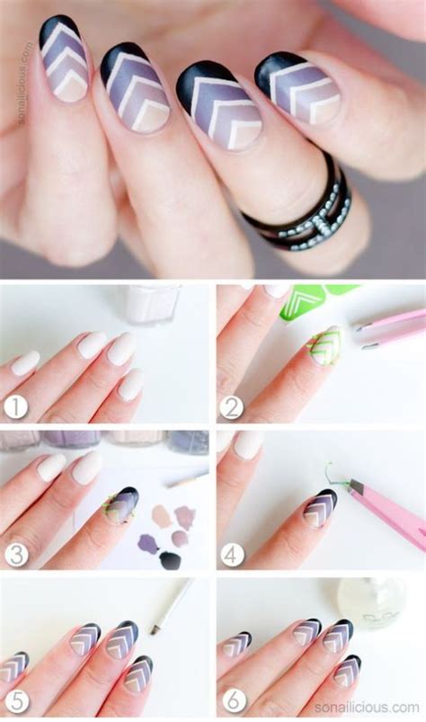 Decorar paso a paso fácil y rápido puede ayudarte mucho en tu negocio de uñas, aprende como ser manicurista con éste video curso online completamente. uñas con cintillas sencillas | Manicura de uñas, Diseño de ...